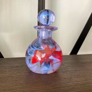 Caithness Signed Number Paperweight Perfume Bottle